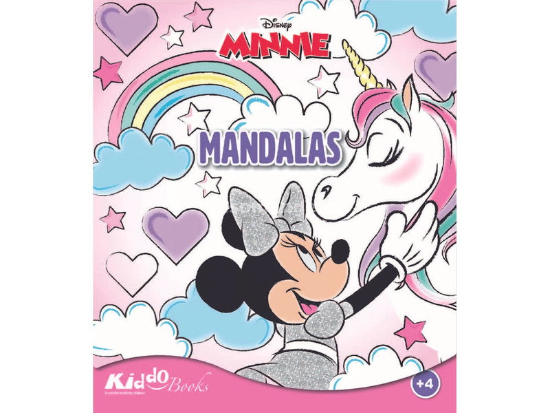 KIDDO BOOKS Disney Minnie mouse and az unikornisok mandala coloring