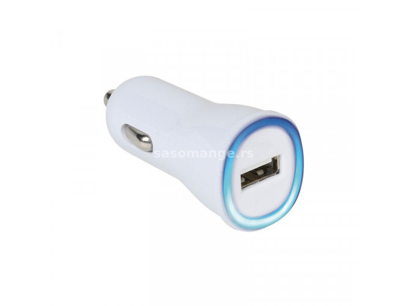 Vivanco Adapter punjač USB za kola, beli