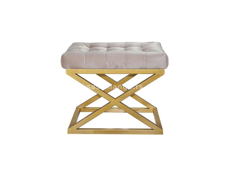 Atelier del Sofa Tabure Capraz Gold Cream