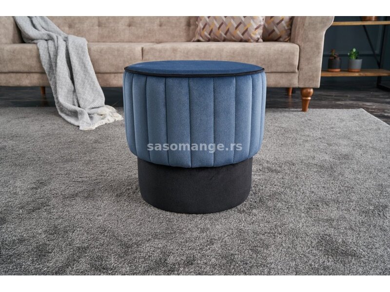 Atelier del Sofa Tabure Rose Puf Blue