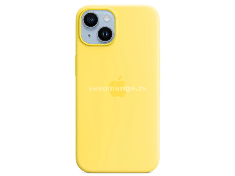APPLE MagSafe rögzítésű silicone case iPhone 14 kanárisárga