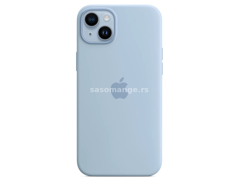 APPLE MagSafe rögzítésű silicone case iPhone 14 Plus sky blue