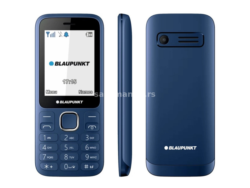 BLAUPUNKT FM03I Dual Sim blue + Yettel card