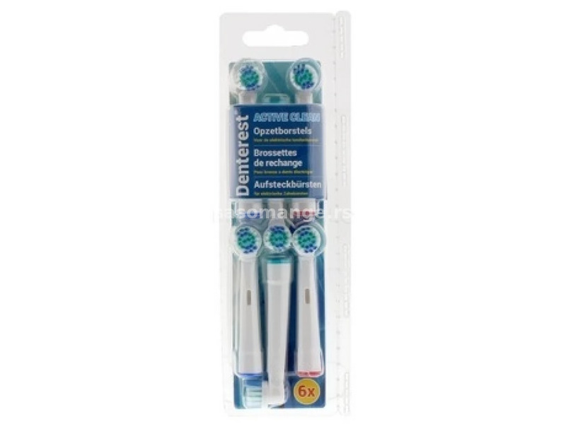 SCANPART Essential Electronic toothbrush replacement head set 6pcs