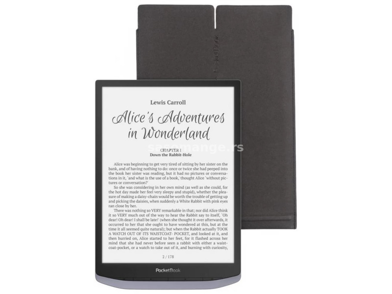 POCKETBOOK inkpad X Sleeve E-book reader case Black-yellow