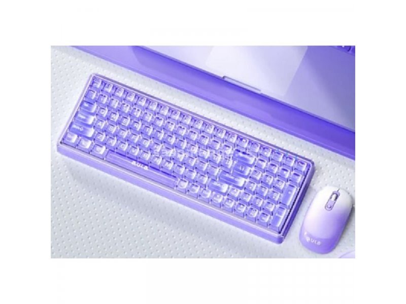 AULA AC210 Purple combo, bežični tastatura i miš