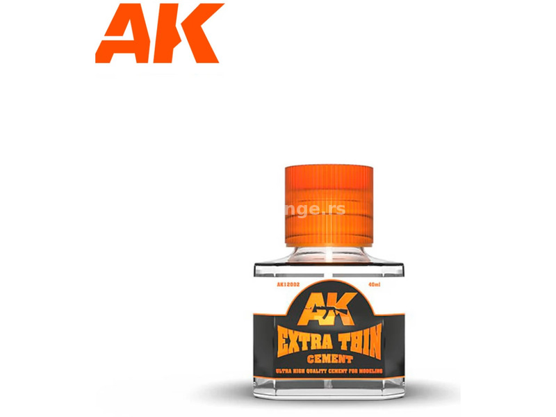 AK INTERACTIVE Extra Thin Cement model glue 40ml