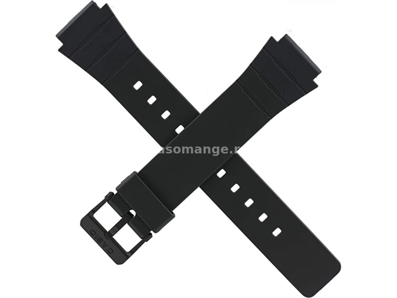 CASIO W 59B-1A / W 217 plastic belt black