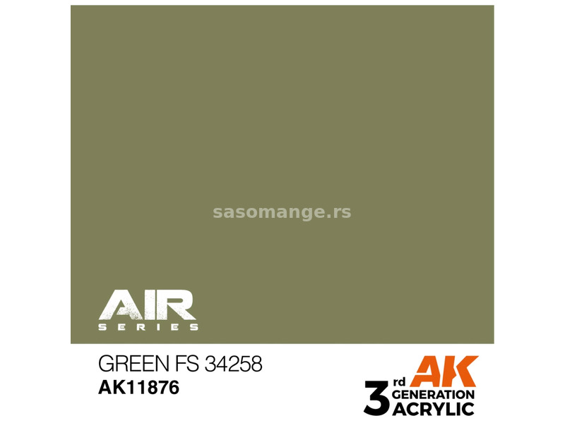 AK INTERACTIVE AIR Green FS 34258 green acrylic paint 17ml