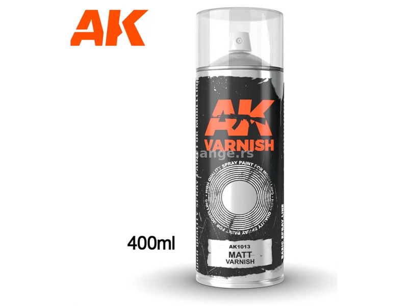 AK INTERACTIVE Matt Varnish Spray matt laque 400ml