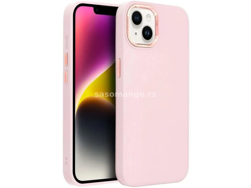 ZONE Frame Case silicone case fhatú camera frame Samsung Galaxy S23 pink