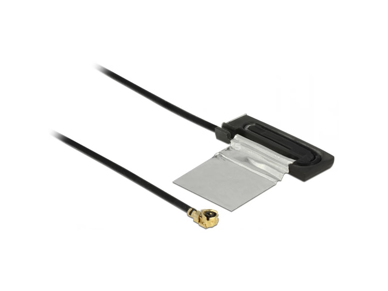 DELOCK 86270 WLAN internal CCD antenna MHF/UF.LP-068 plug 802.11ac/a/h/b/g/n 1 dBi 200mm