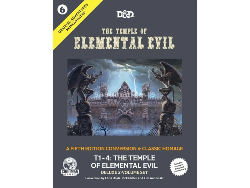 GOODMAN GAMES D&amp;D The Temple of Elemental Evil kalandj)k book set