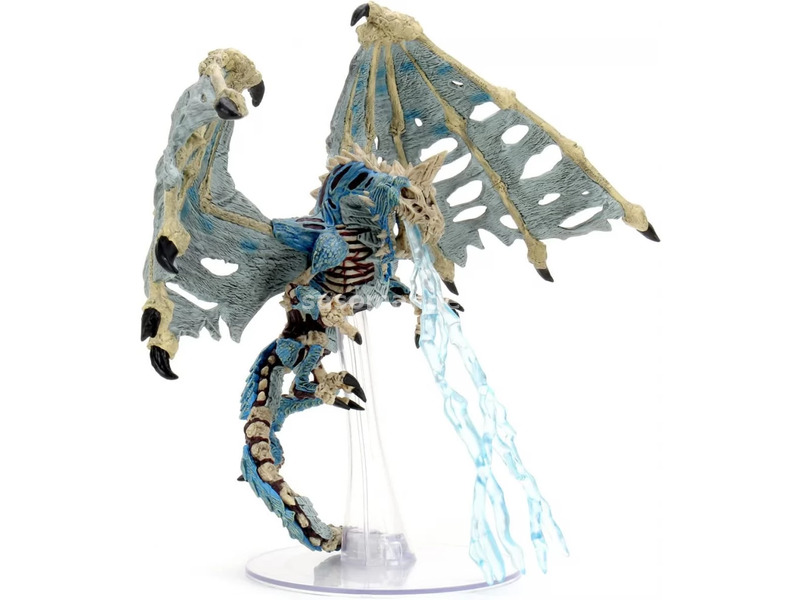 WIZK!DS D&amp;D Icons of the Realms - Boneyard Blue Dracolich kalandj)k dragon figura