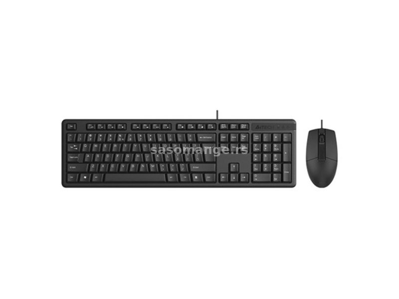 A4 TECH Tastatura i miš KRS-3330 YU-LAYOUT USB, Grey