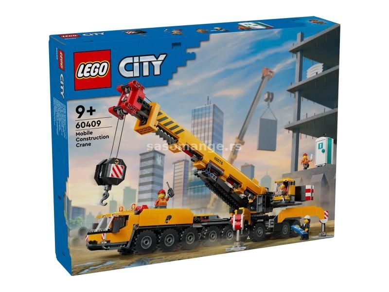 LEGO 60409 Žuti mobilni građevinski kran