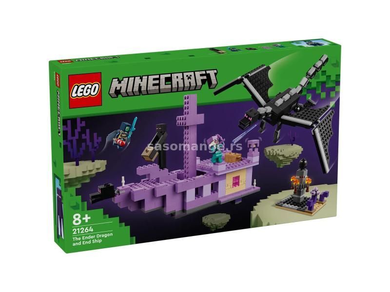 LEGO 21264 Ender Zmaj i End brod