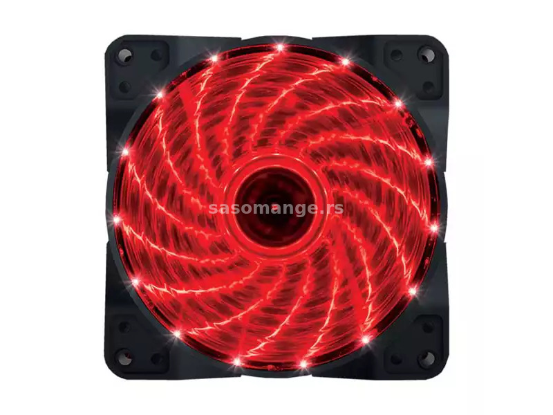 Case Cooler 120x120 ZEUS Red led light