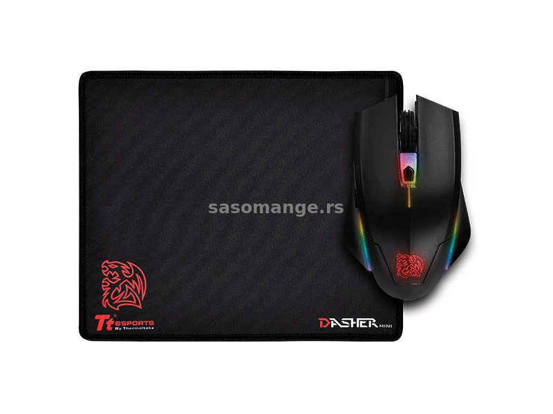 Miš USB Thermaltake + podloga eSPORTS Talon Elite RGB