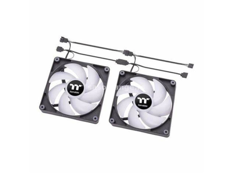 Case Fan Thermaltake CT140 ARGB PC Cooling Fan 2 Pack/Fan/14025/PWM 5001500 RPM