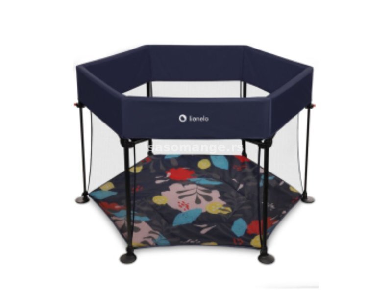 LIONELO Ogradica za bebe Roel - Navy Blue