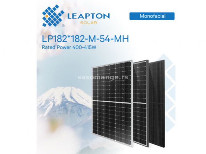 Solarni panel Leapton Energy LP182*182-M-54-MH 410W Monofacial