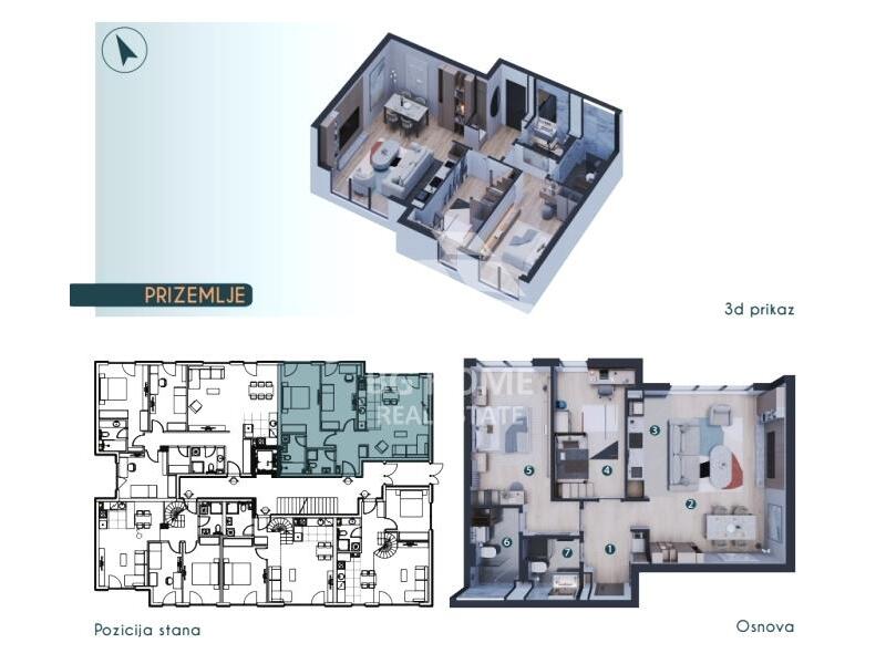3.0 stan u luksuznom kompleksu u Zemunu-Pregrevica ID#2600