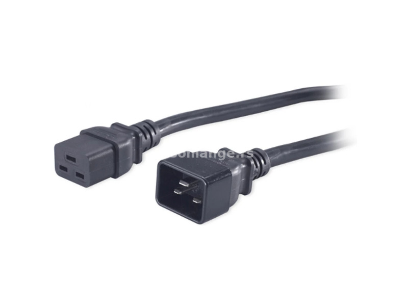 APC IEC Connector Black 2m AP9877