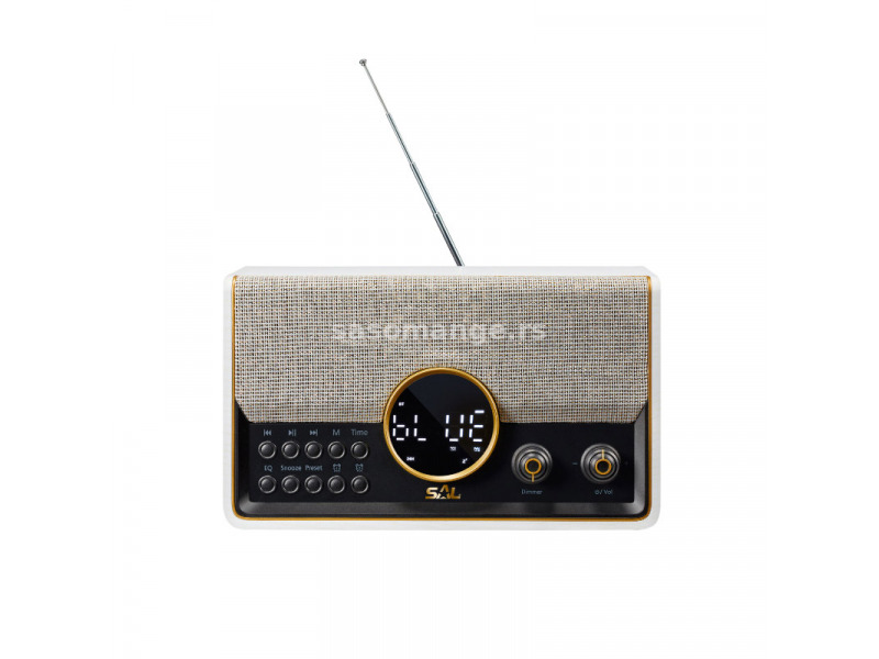 Radio prijemnik prenosni retro RRT5B 2x5W FM,USB,micro SD,bluetooth