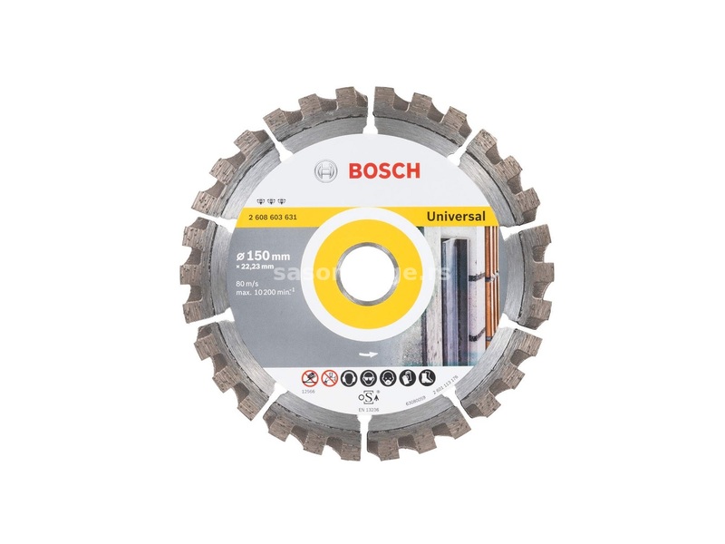 Dijamantska rezna ploča Best for Universal Bosch f 150 (2608603631)