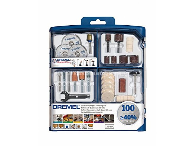 DREMEL Set višenamenskog pribora od 100 delova 723 2615S723JA