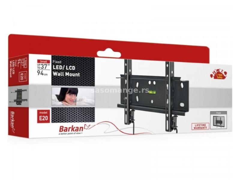 BARKAN E20.B LCD TV zidni nosač do 37"