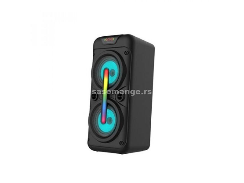 Xwave BT zvučnik DJ 555 20W(2x10W) FM radio/MicroSD/USB/AUX/Mikrofon/LED colorful