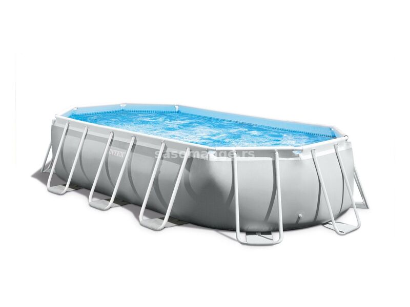 INTEX Bazen pvc 5.03m x 2.74m x 1.22m prism frame oval pool set