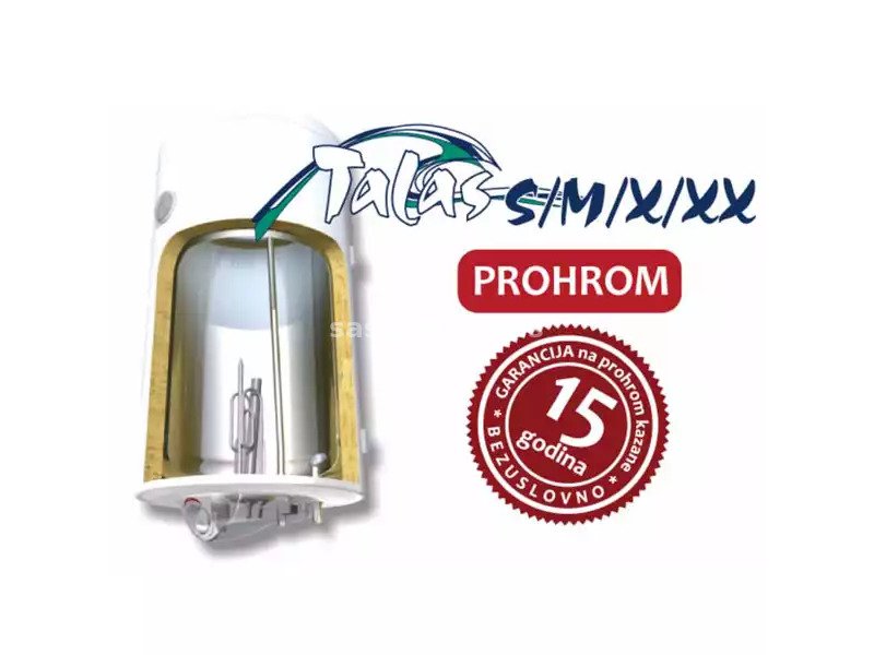 Bojler Elit Inox Talas X80V Prohromski kazan/zapremina 80l