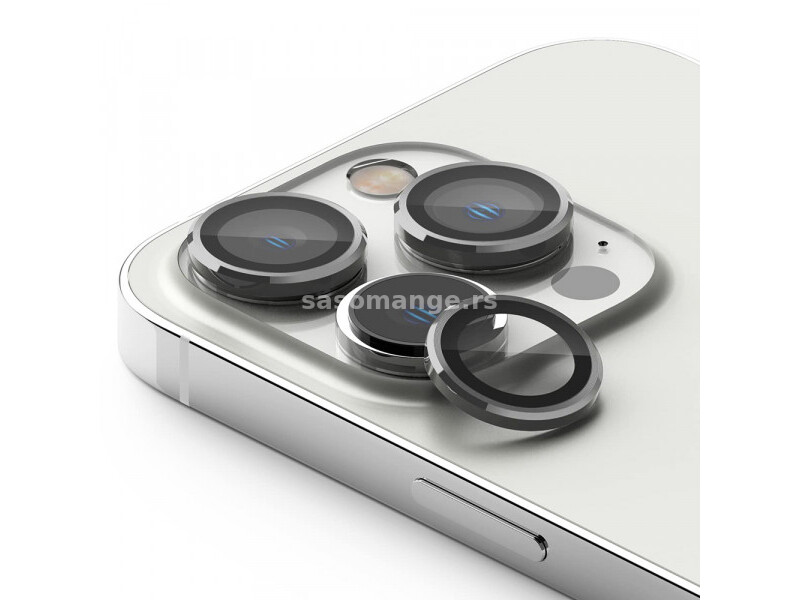 Zastita za kameru RING za iPhone 15 Pro (6.1)/iPhone 15 Pro Max (6.7) siva