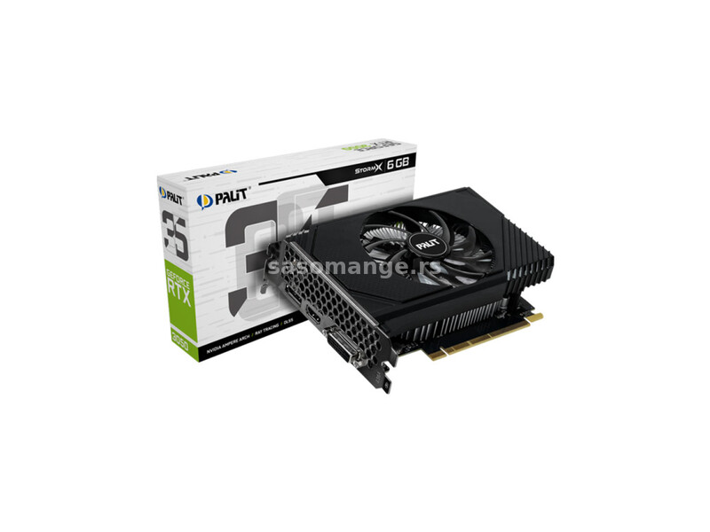 SVGA Palit GeForce RTX3050 StormX 6GB GDDR6, NE63050018JE-1070F