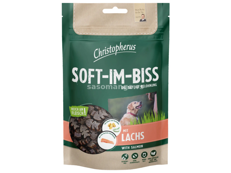 Christopherus Soft-Imbiss-poslastica za pse losos 125g