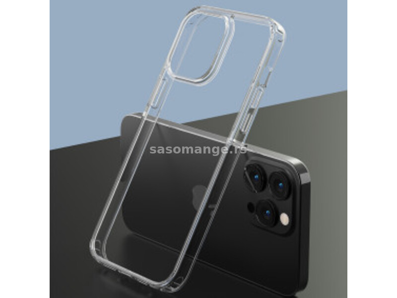 Futrola silikonska Devia Shark Series za Iphone 14 Plus transparent