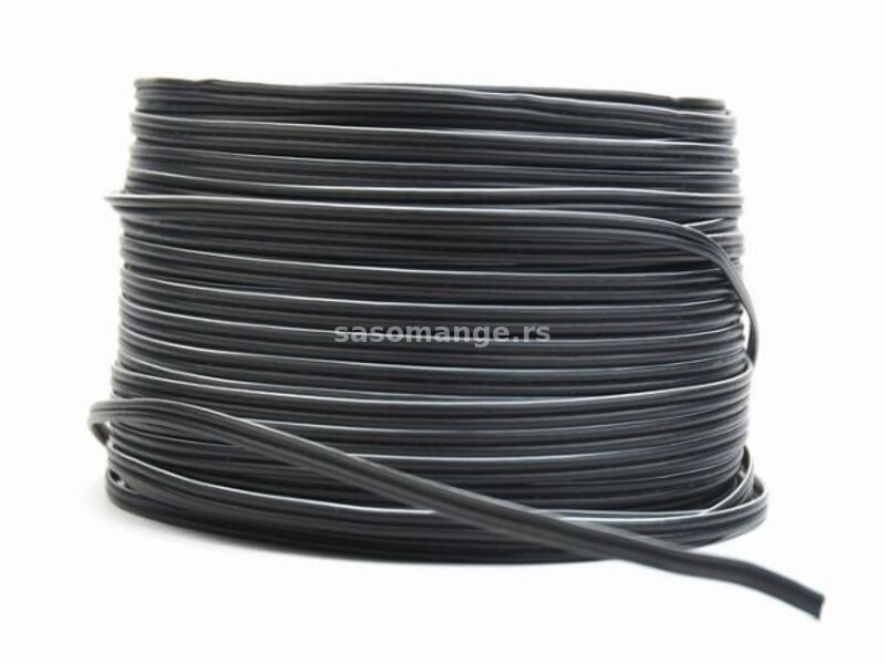 x-CC-2C-OFC4-01*Gembird OFC 2-core cable, 0.41 mm2, kabl za zvucnike black/black-white, 100 m (1149)