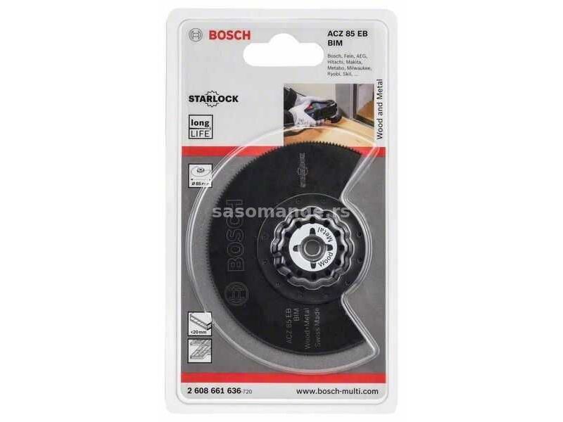 BOSCH BIM segmentni list testere ACZ 85 EB Wood and Metal 2608661636/ 85 mm