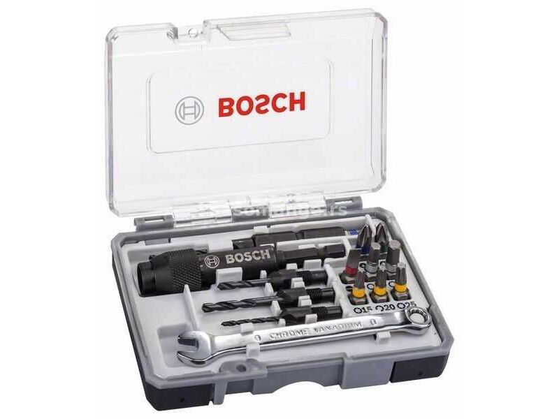 BOSCH 20-delni set bitova odvrtača Drill&amp;Drive 2607002786/ PH2; PH2; PZ2; SL5; H4; H5; T15; T20; T25