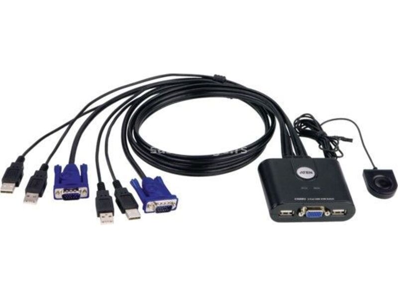 CS22U-AT * ATEN 2-port USB KVM switch sa kablovima (2899)