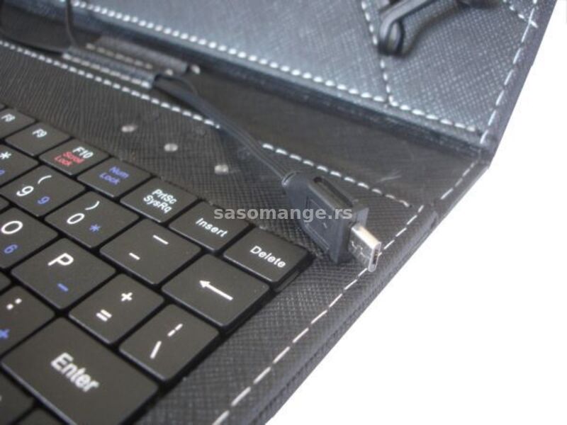 TA-PCK8-BLACK ** Gembird US Tastatura za 8 (i 7) Tablet PC sa futrolom i micro USB konektorom(591)