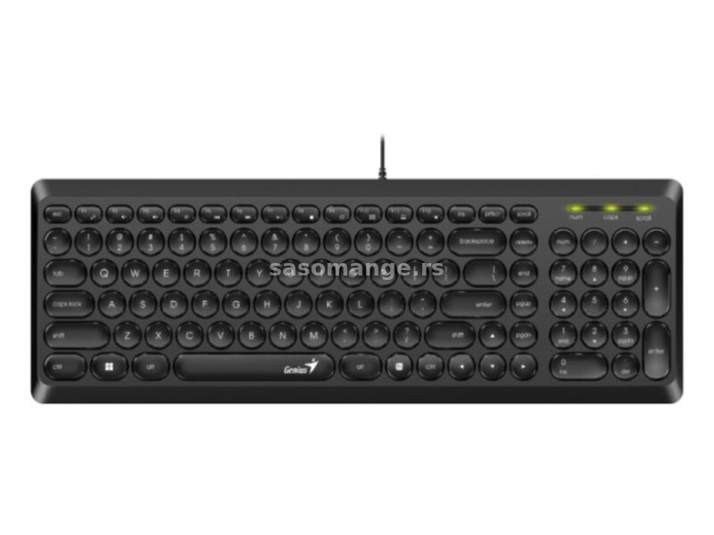 GENIUS Slimstar Q200 USB YU crna tastatura