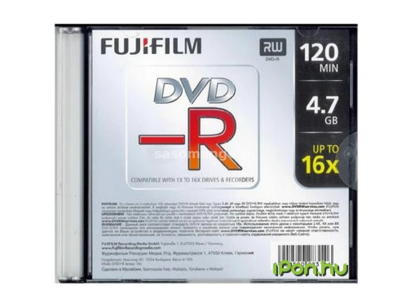 FUJI DVD-R 16x slim case