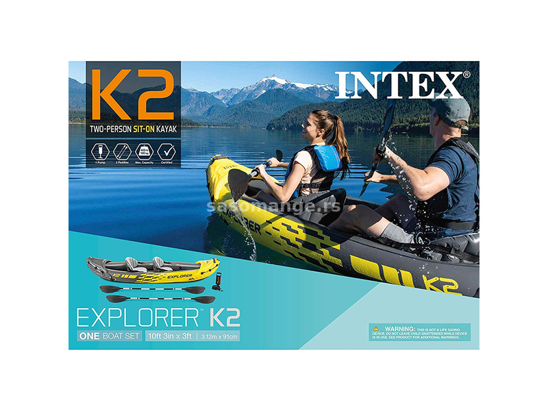 Intex Kajak Dvosed Explorer K2