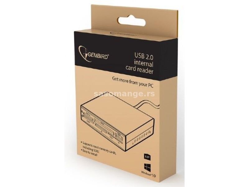 FDI2-ALLIN1-02-B Gembird USB 2.0 interni citac kartica sa SATA portom