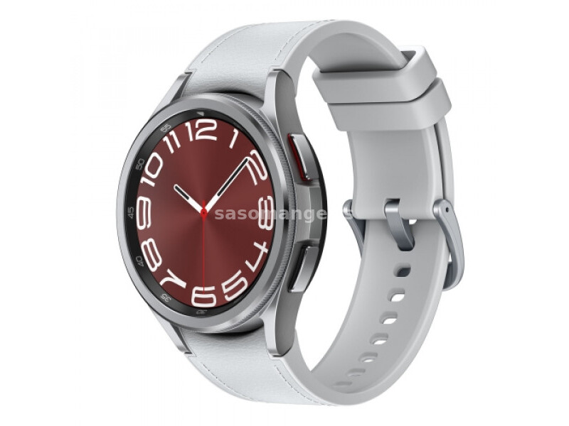 SAMSUNG Watch 6 43mm BT SILVER (čelik/eko-koža)