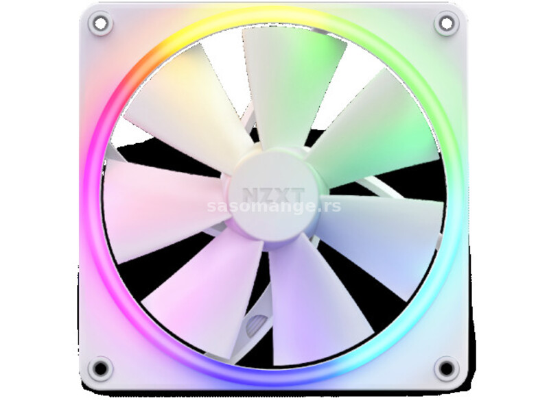 NZXT F140 RGB 140mm ventilator beli (RF-R14SF-W1)